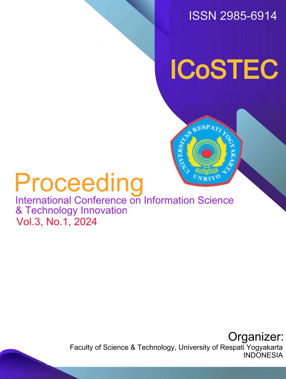 					View Vol. 3 No. 1 (2024): Proceeding of International Conference on Information Science and Technology Innovation (Preview)
				